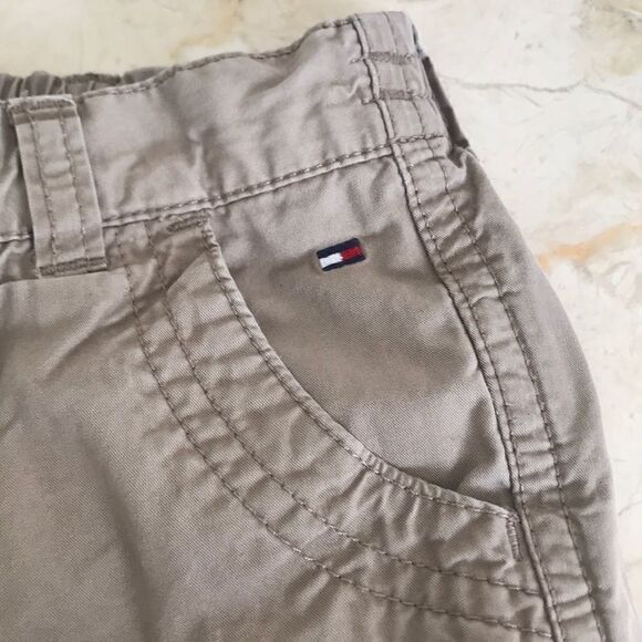 Tommy Hilfiger Khaki Cotton Cargo Pants - Picture 3 of 8